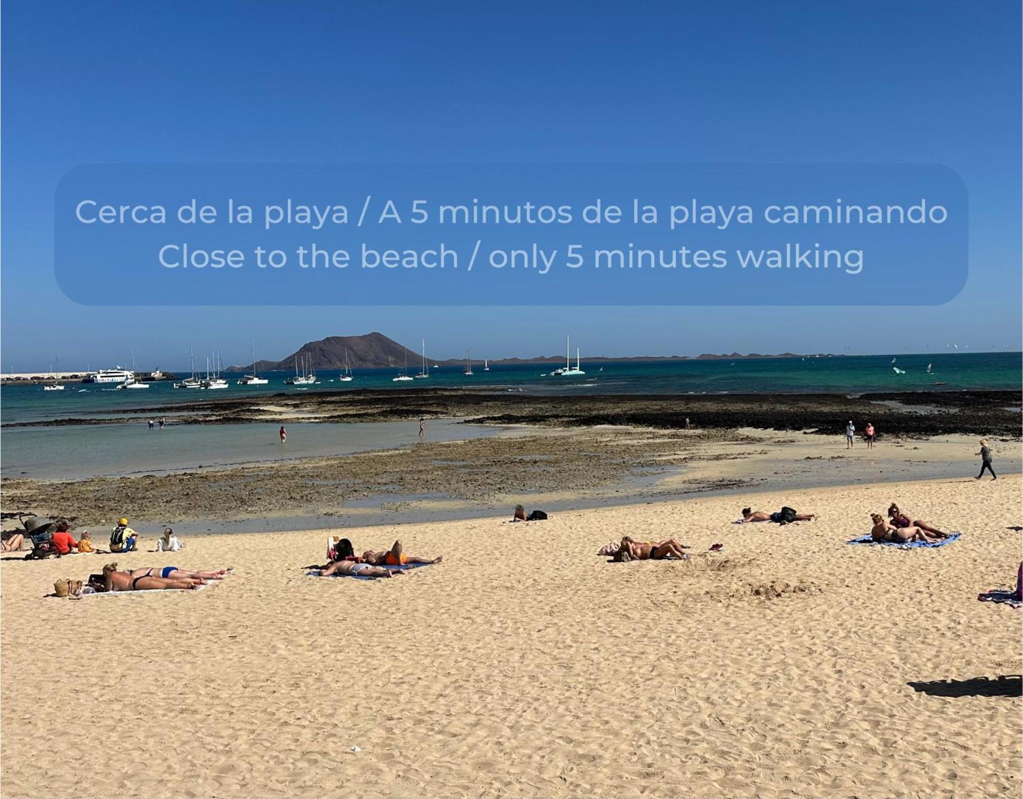 Canelita Con Piscina, Soleada Terraza Amplia Wifi Y Parking Corralejo Dış mekan fotoğraf